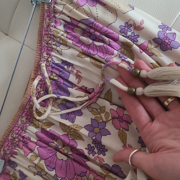 Spell & Gypsy Collective BUTTERCUP MAXI SKIRT & SLEEVELESS CROP TOP BOTTOMS BRA - Picture 10 of 11